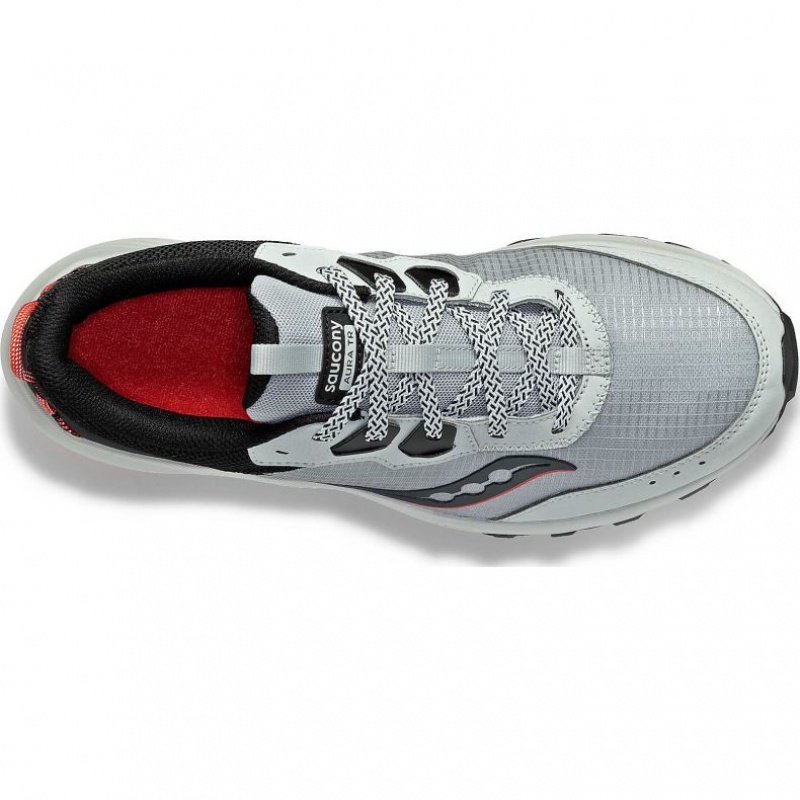 Grey Saucony Aura TR Men's Trail Running Shoes | ISRAEL TOWHKR