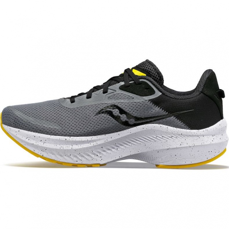 Grey Saucony Axon 3 Men's Running Shoes | ISRAEL CJSBTY