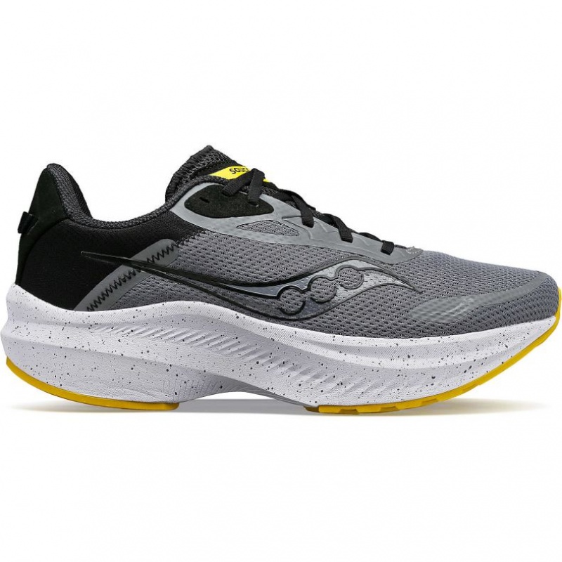 Grey Saucony Axon 3 Men\'s Running Shoes | ISRAEL CJSBTY