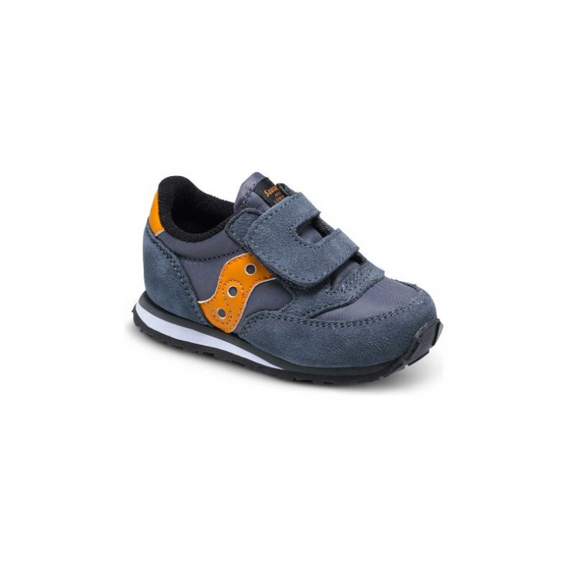 Grey Saucony Baby Jazz Hook & Loop Little Kids' Sneakers | ISRAEL NSGKUO