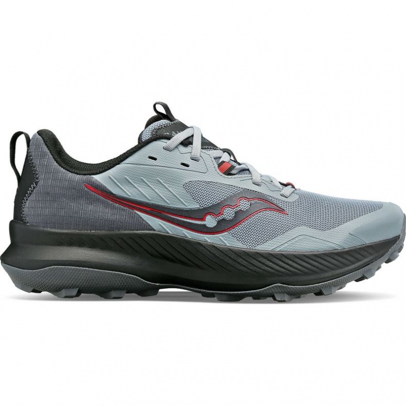 Grey Saucony Blaze TR Men\'s Trail Running Shoes | ISRAEL KFLMYR