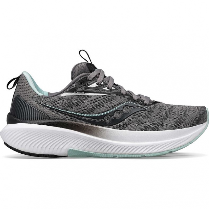 Grey Saucony Echelon 9 Women\'s Running Shoes | ISRAEL UJXRKL