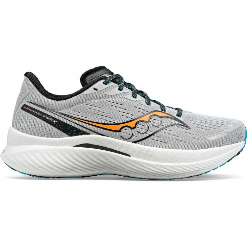 Grey Saucony Endorphin Speed 3 Men\'s Running Shoes | ISRAEL UOJZTA