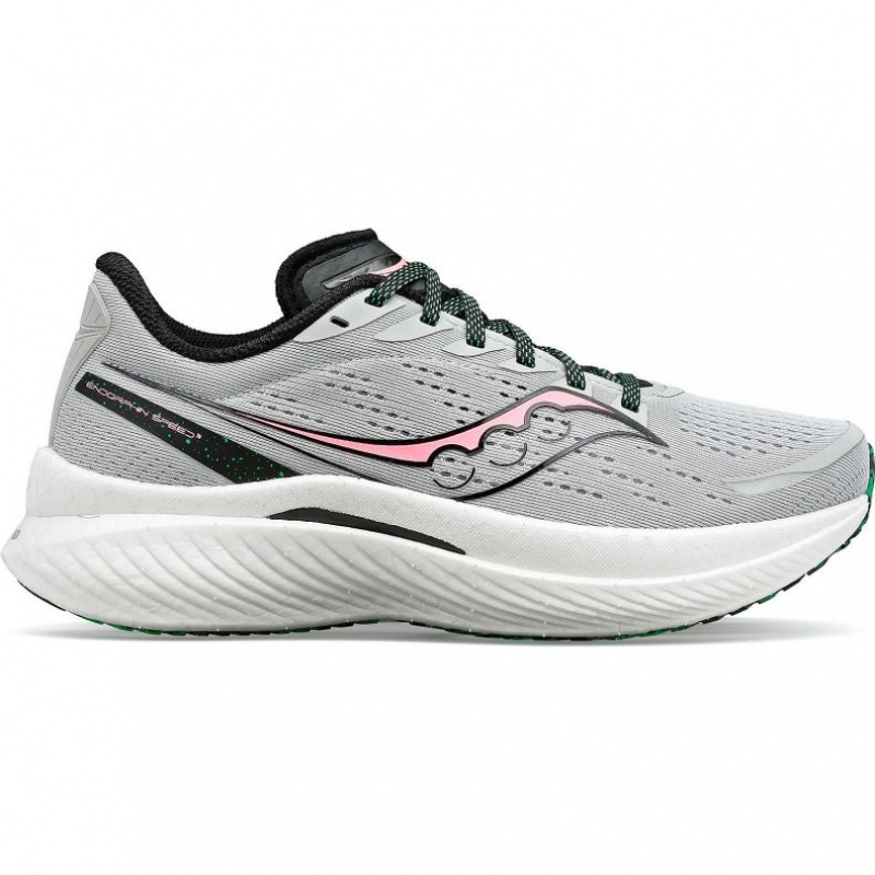 Grey Saucony Endorphin Speed 3 Women\'s Running Shoes | ISRAEL ILSAVB