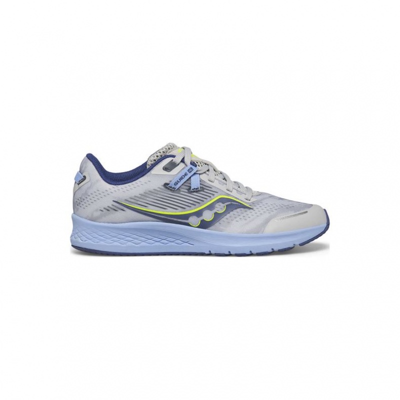 Grey Saucony Guide 16 Big Kids\' Sneakers | ISRAEL UNJSZA