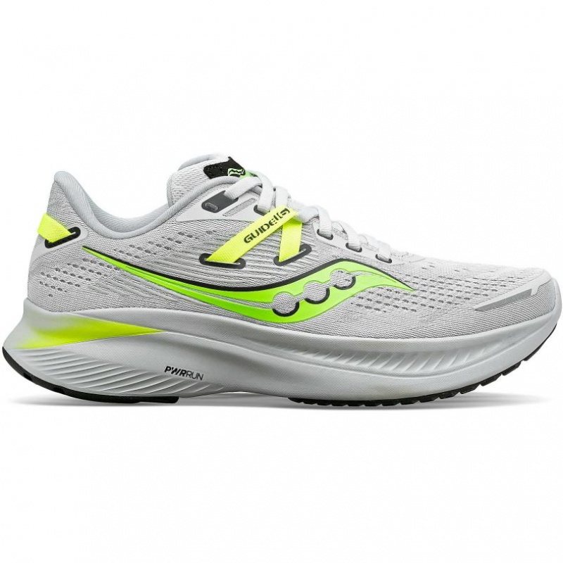 Grey Saucony Guide 16 Women\'s Running Shoes | ISRAEL GSZVKJ