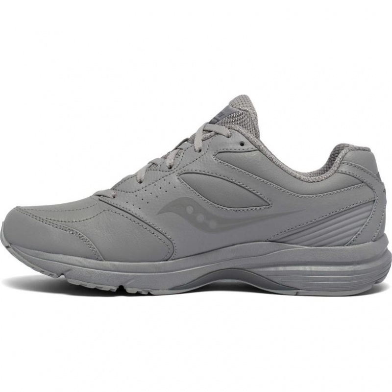 Grey Saucony Integrity Walker 3 Men's Walking Shoes | ISRAEL BRKQMA