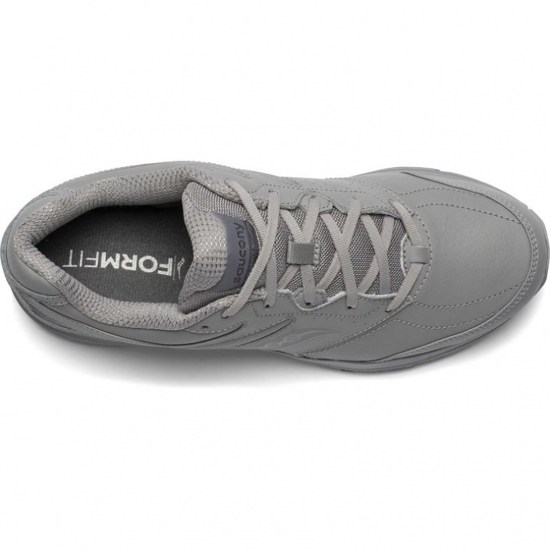 Grey Saucony Integrity Walker 3 Men's Walking Shoes | ISRAEL BRKQMA