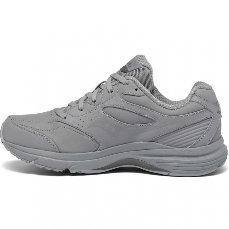 Grey Saucony Integrity Walker 3 Women's Wide Running Shoes | ISRAEL GRICPV