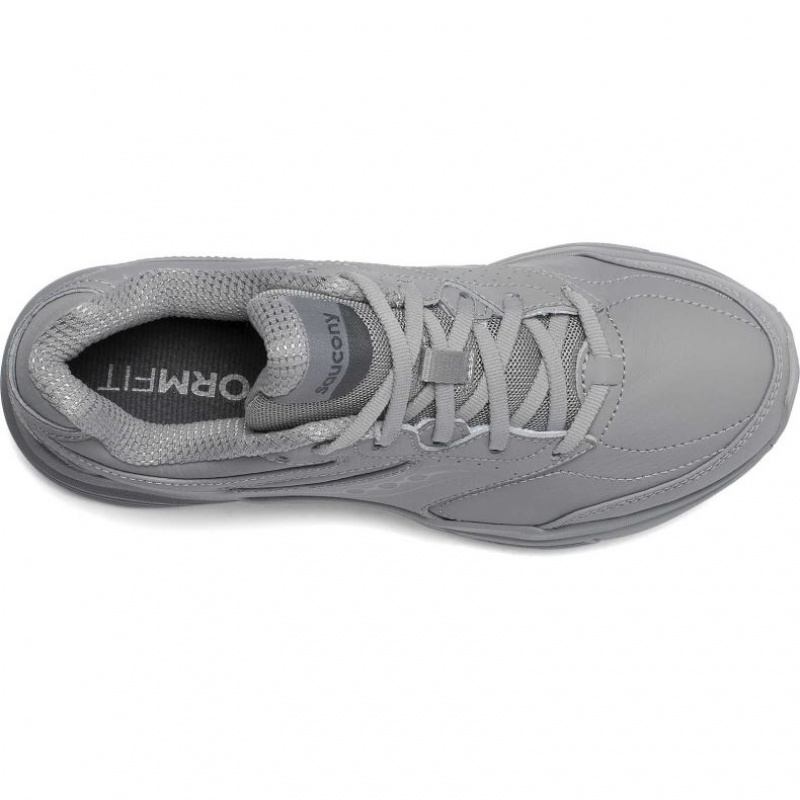 Grey Saucony Integrity Walker 3 Women's Wide Running Shoes | ISRAEL GRICPV