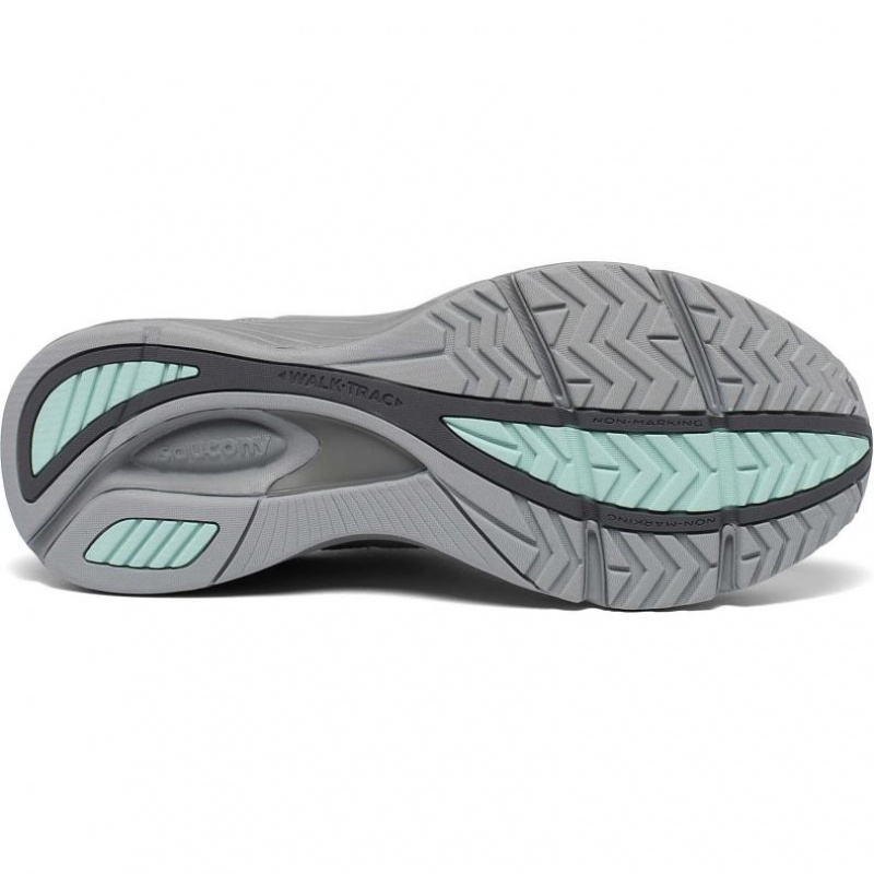 Grey Saucony Integrity Walker 3 Women's Wide Running Shoes | ISRAEL GRICPV