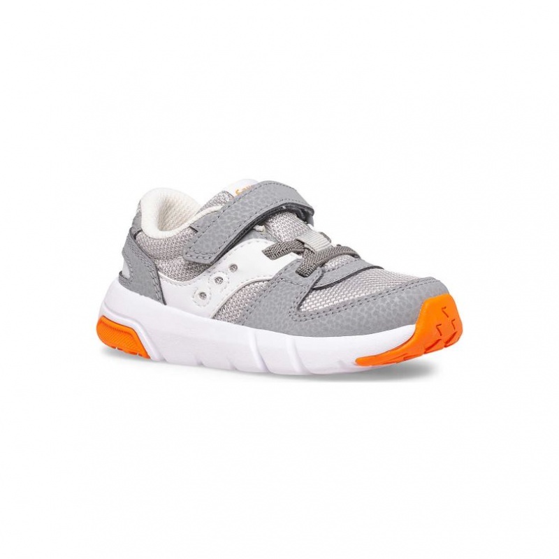 Grey Saucony Jazz Lite 2.0 Little Kids' Sneakers | ISRAEL YCPUDZ