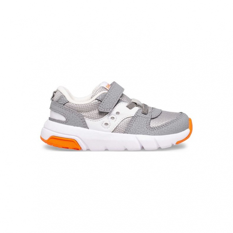 Grey Saucony Jazz Lite 2.0 Little Kids\' Sneakers | ISRAEL YCPUDZ