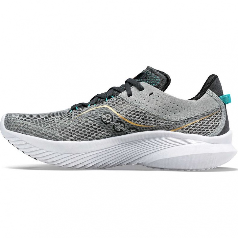 Grey Saucony Kinvara 14 Men's Running Shoes | ISRAEL RWILBO