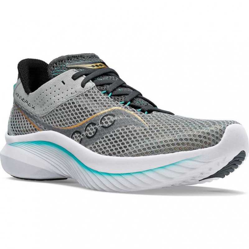 Grey Saucony Kinvara 14 Men's Running Shoes | ISRAEL RWILBO