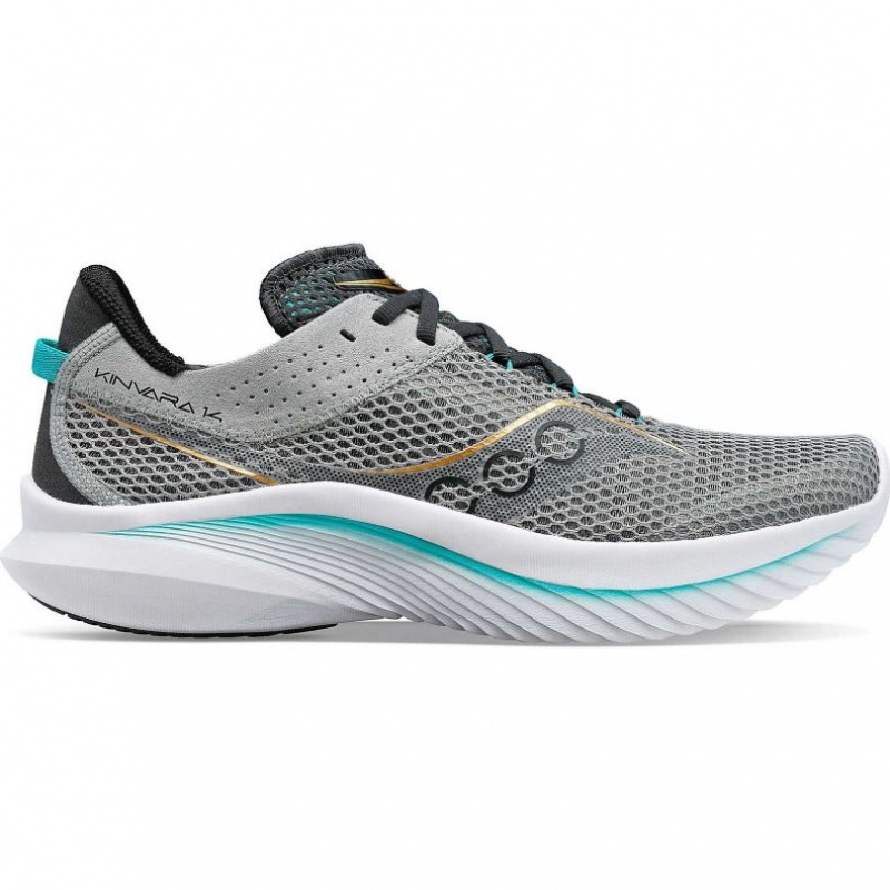 Grey Saucony Kinvara 14 Men\'s Running Shoes | ISRAEL RWILBO