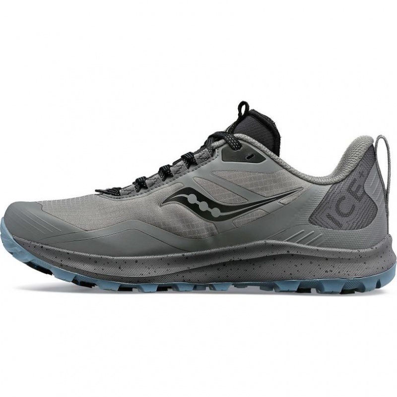 Grey Saucony Peregrine ICE+ 3 Women's Trail Running Shoes | ISRAEL BUQZVC