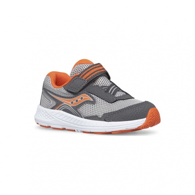 Grey Saucony Ride 10 Jr. Big Kids' Sneakers | ISRAEL VHCUSK