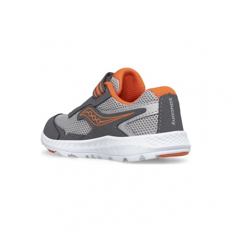 Grey Saucony Ride 10 Jr. Big Kids' Sneakers | ISRAEL VHCUSK