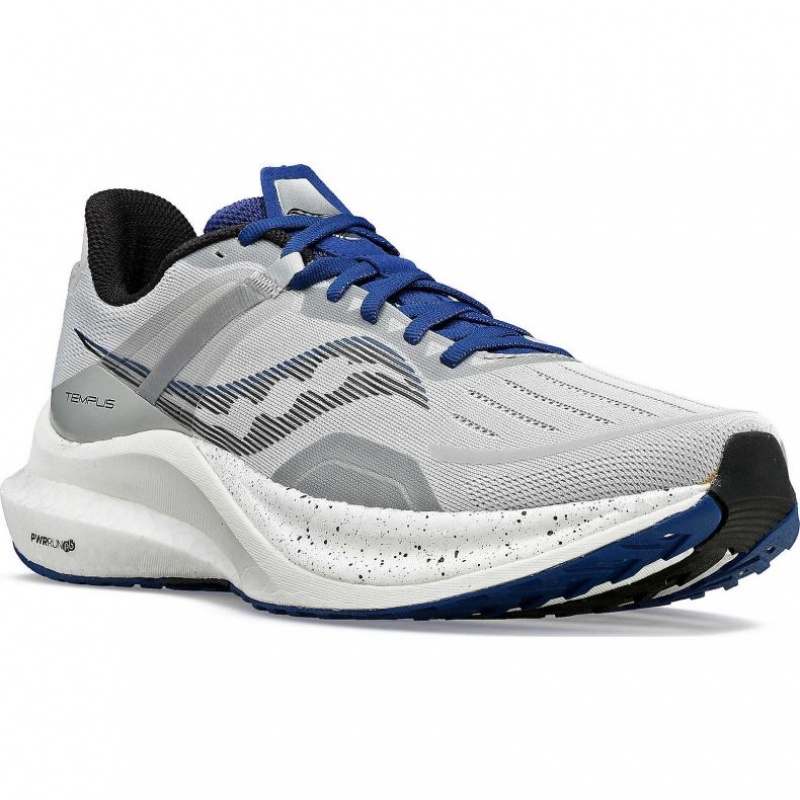 Grey Saucony Tempus Men's Running Shoes | ISRAEL KIXGBD