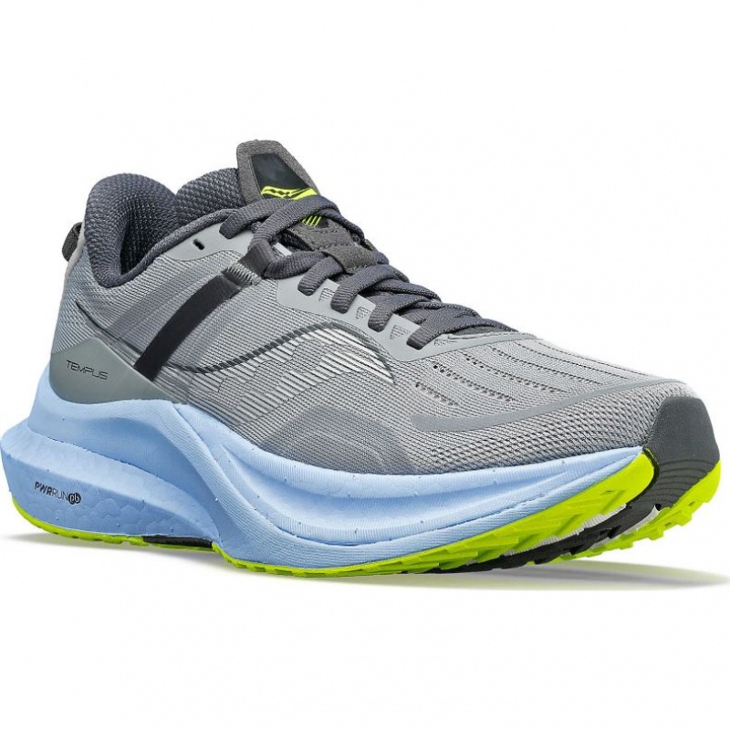 Grey Saucony Tempus Women's Running Shoes | ISRAEL YEJLQG