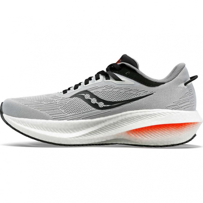 Grey Saucony Triumph 21 Men's Running Shoes | ISRAEL XYAGJE