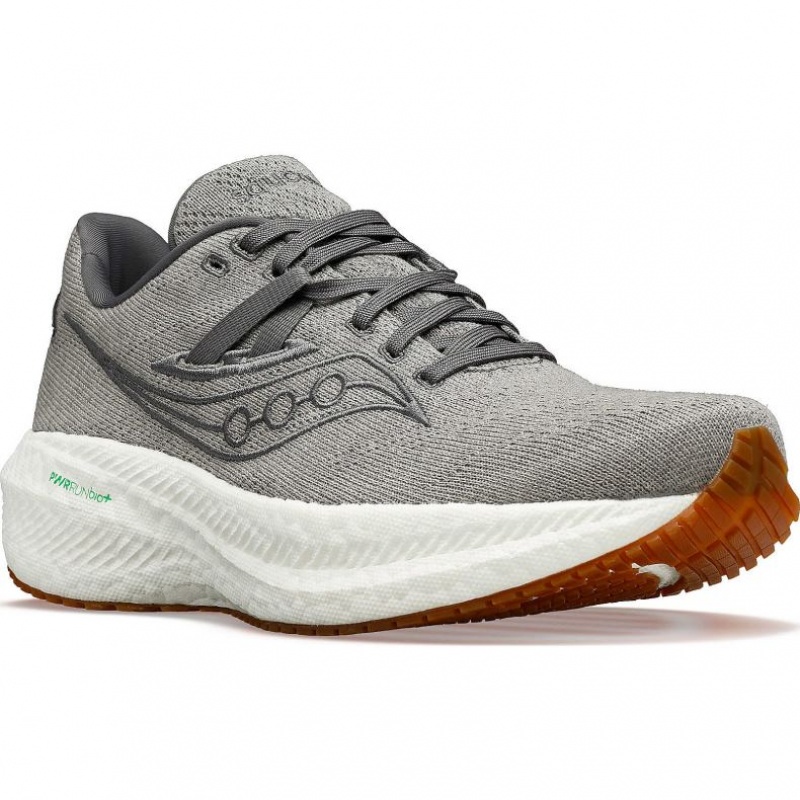 Grey Saucony Triumph RFG Men's Running Shoes | ISRAEL IKVYUJ