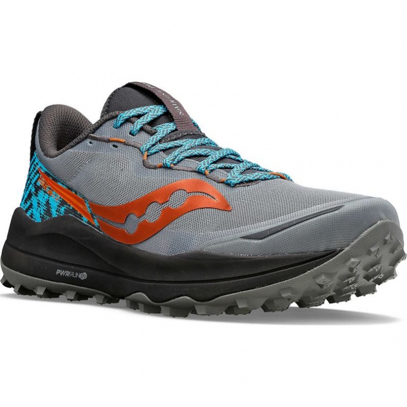 Grey Saucony Xodus Ultra 2 Men's Trail Running Shoes | ISRAEL XCROYF