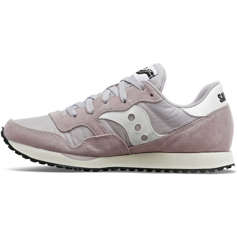 Grey / Pink Saucony DXN Women's Sneakers | ISRAEL MBPWZD