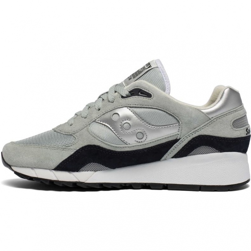 Grey / Silver Saucony Shadow 6000 Men's Sneakers | ISRAEL ESQPMD