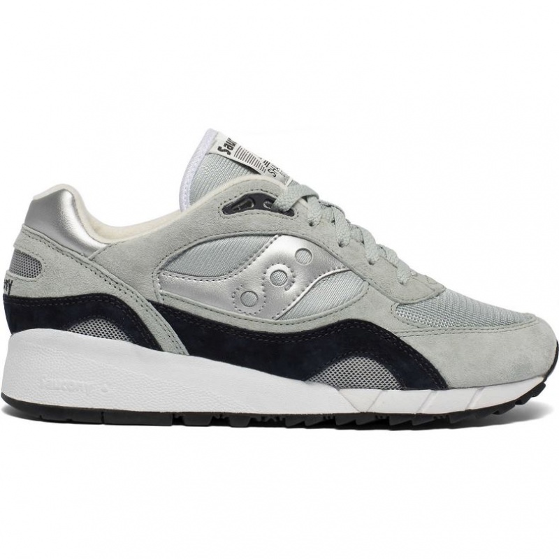 Grey / Silver Saucony Shadow 6000 Men\'s Sneakers | ISRAEL ESQPMD