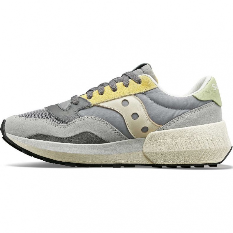 Grey / Yellow Saucony Jazz NXT Women's Sneakers | ISRAEL BCHIOA