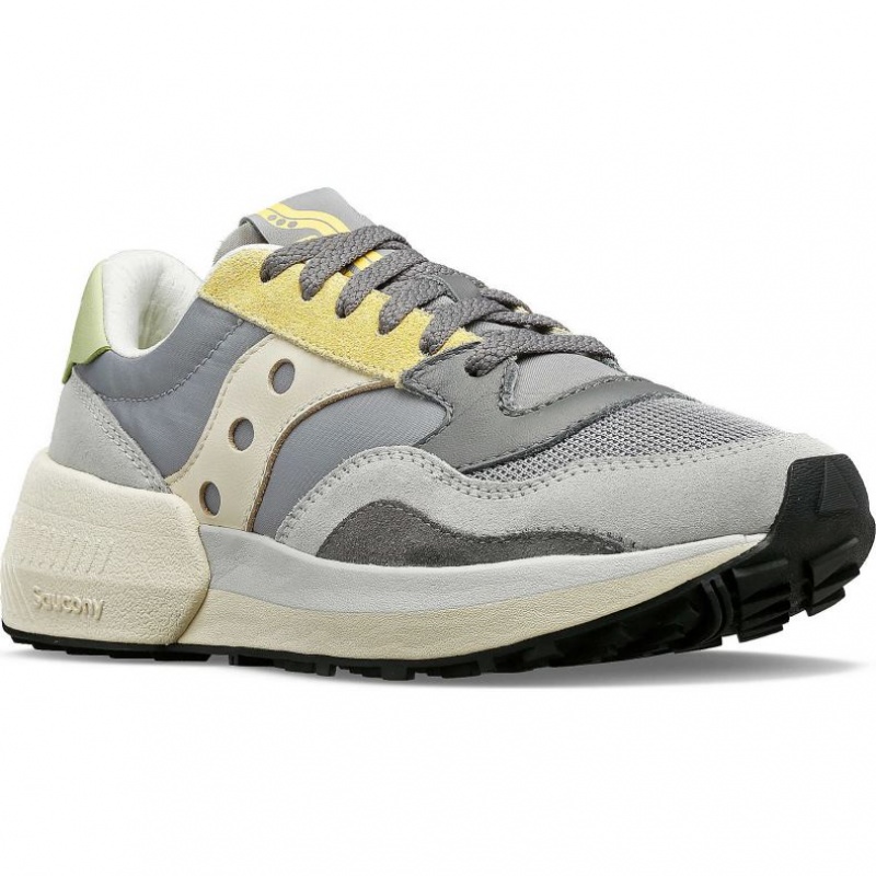 Grey / Yellow Saucony Jazz NXT Women's Sneakers | ISRAEL BCHIOA