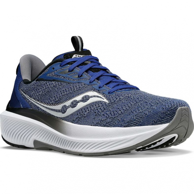 Indigo Saucony Echelon 9 Men's Running Shoes | ISRAEL DBNHLK