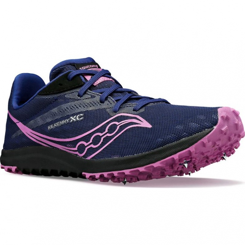 Indigo Saucony Kilkenny XC9 Women's Spikes | ISRAEL LCXKDH