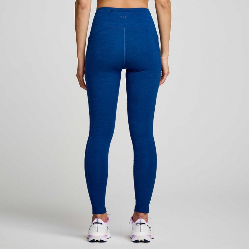 Indigo Saucony Solstice Women's Tight | ISRAEL UOYGIT