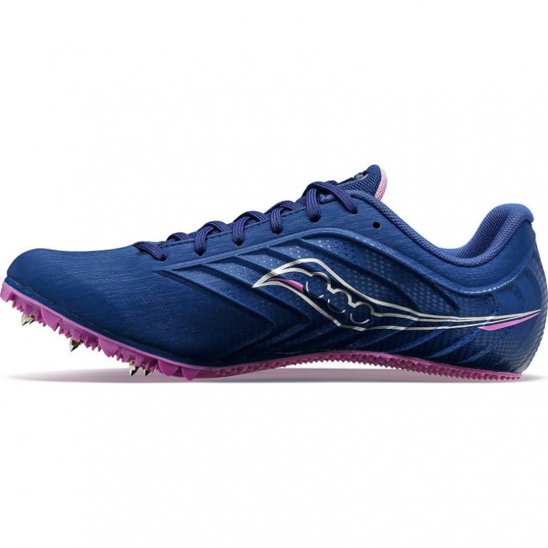 Indigo Saucony Spitfire 5 Women's Spikes | ISRAEL HZJFRD