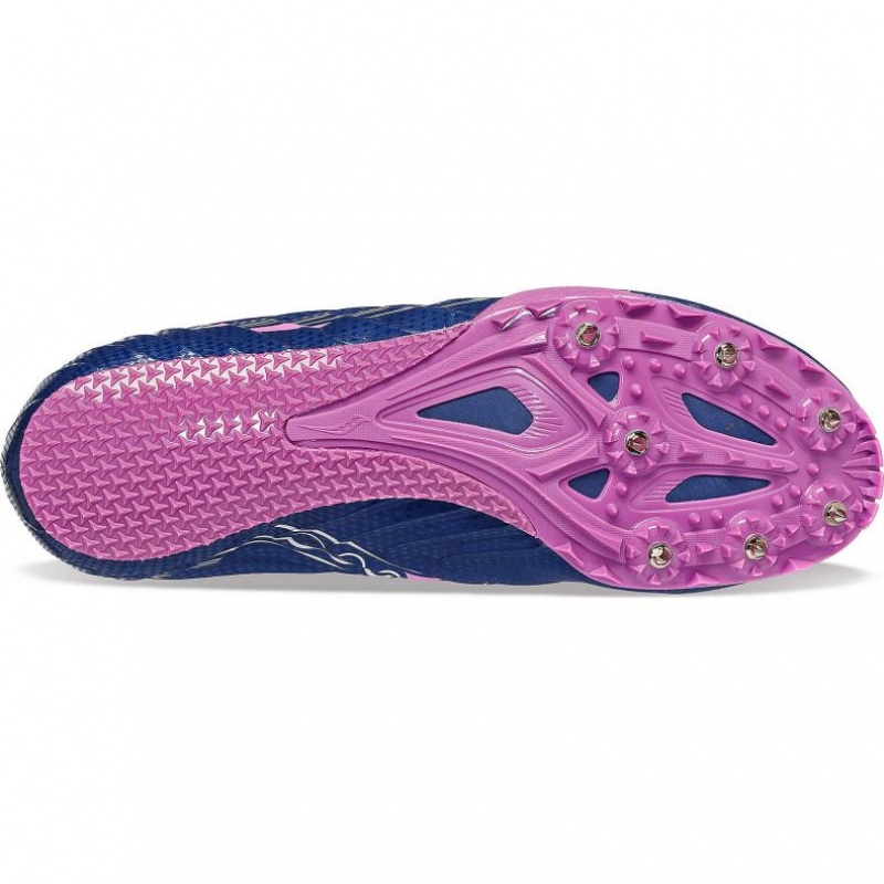 Indigo Saucony Spitfire 5 Women's Spikes | ISRAEL HZJFRD