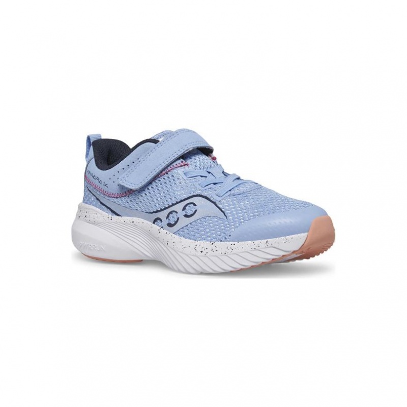 Light Blue Saucony Kinvara 14 A/C Big Kids' Sneakers | ISRAEL BUDGPT