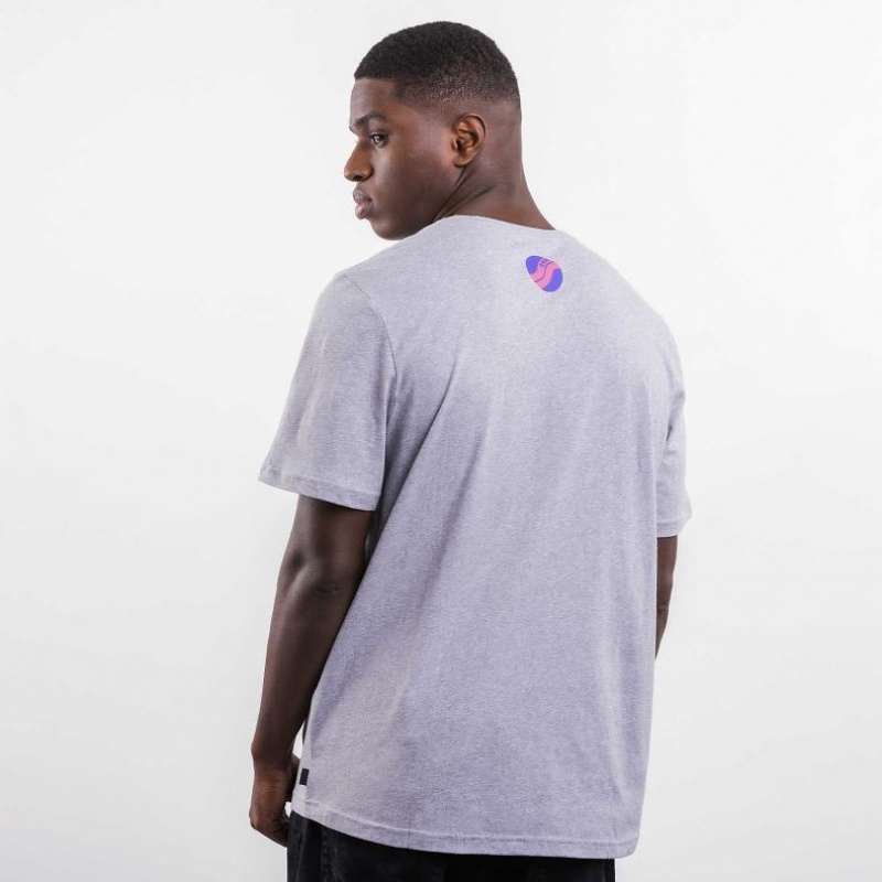 Light Grey Saucony X Frank Cooke Rested Men's T-Shirt | ISRAEL CFZLWN