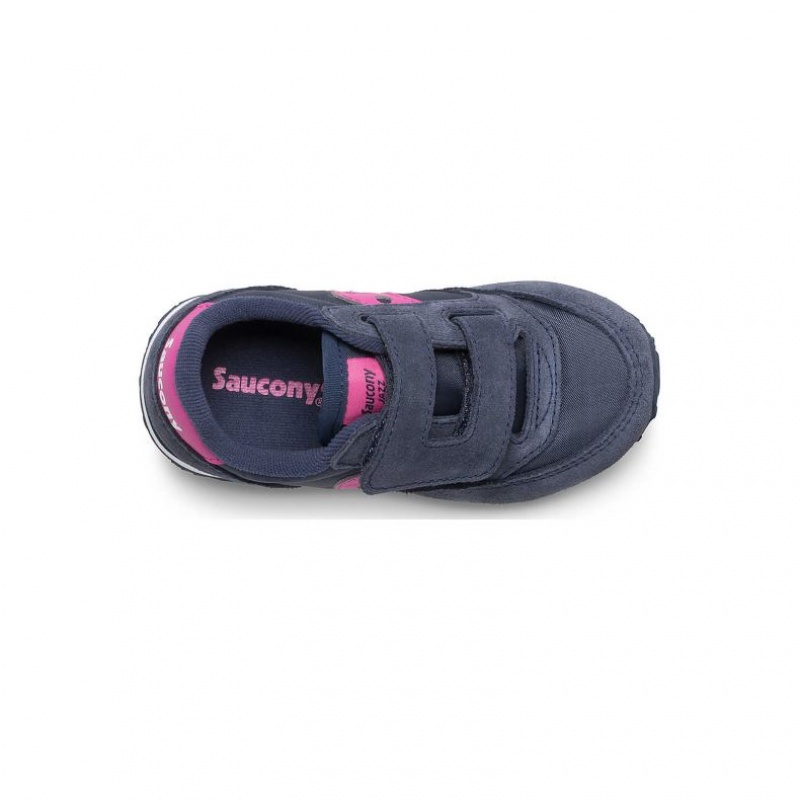 Navy Saucony Baby Jazz Hook & Loop Little Kids' Sneakers | ISRAEL ZNYEMP