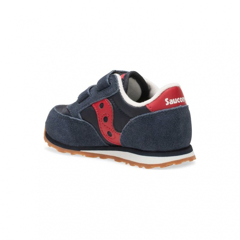 Navy Saucony Baby Jazz Hook & Loop Little Kids' Sneakers | ISRAEL AVSMZK