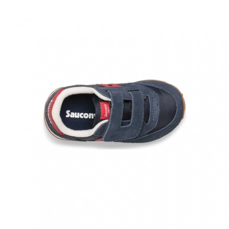 Navy Saucony Baby Jazz Hook & Loop Little Kids' Sneakers | ISRAEL AVSMZK