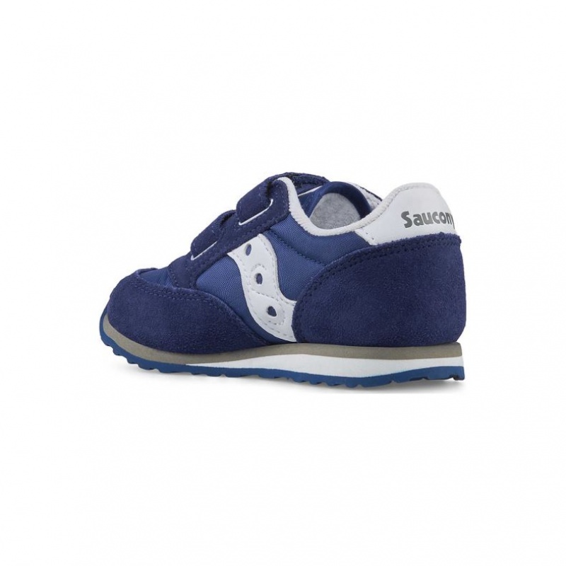 Navy Saucony Baby Jazz Hook & Loop Little Kids' Sneakers | ISRAEL PKOWCY