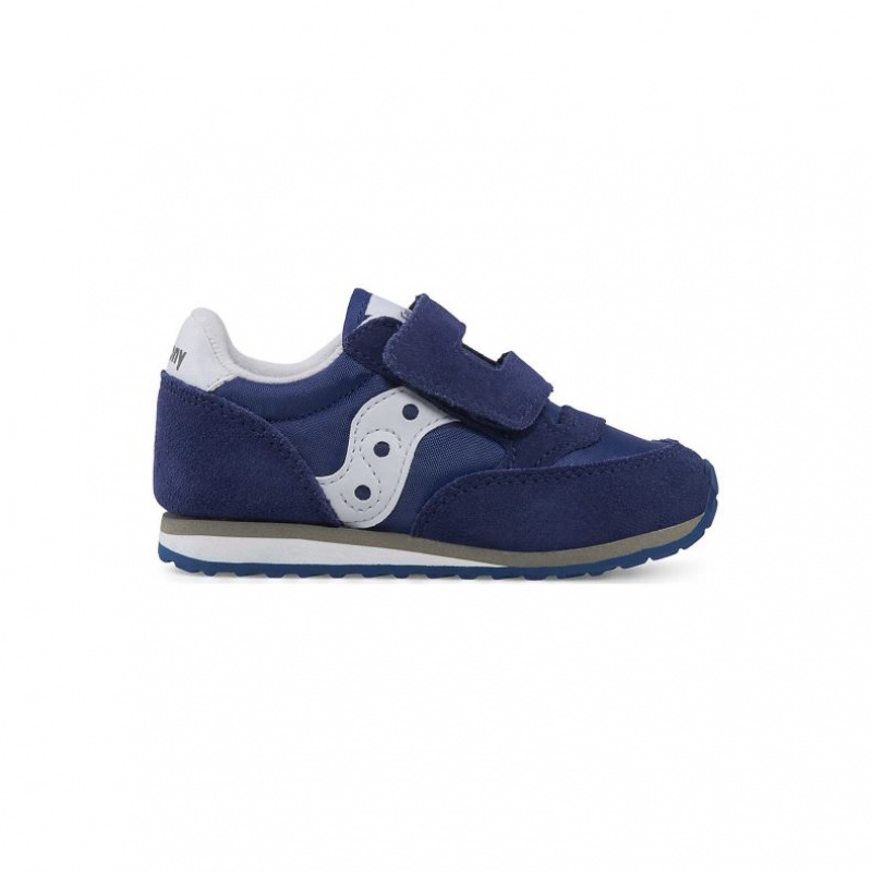 Navy Saucony Baby Jazz Hook & Loop Little Kids\' Sneakers | ISRAEL PKOWCY