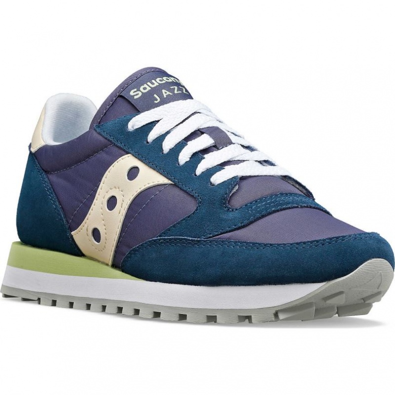 Navy Saucony Jazz Original Women's Sneakers | ISRAEL KMFUBC