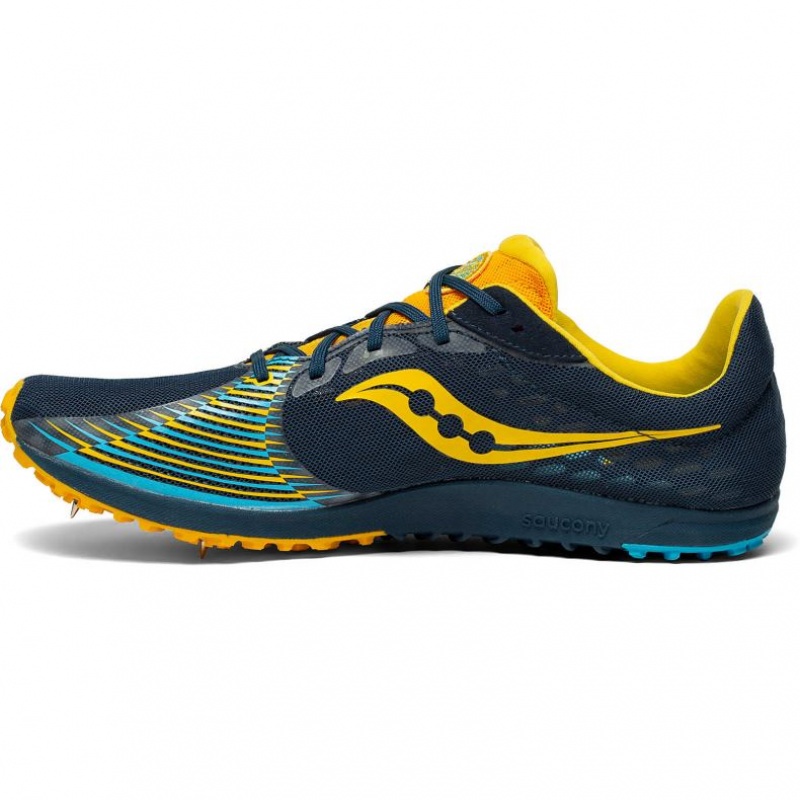 Navy Saucony Kilkenny XC9 Men's Spikes | ISRAEL BYLVCA