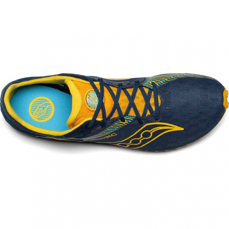 Navy Saucony Kilkenny XC9 Men's Spikes | ISRAEL BYLVCA