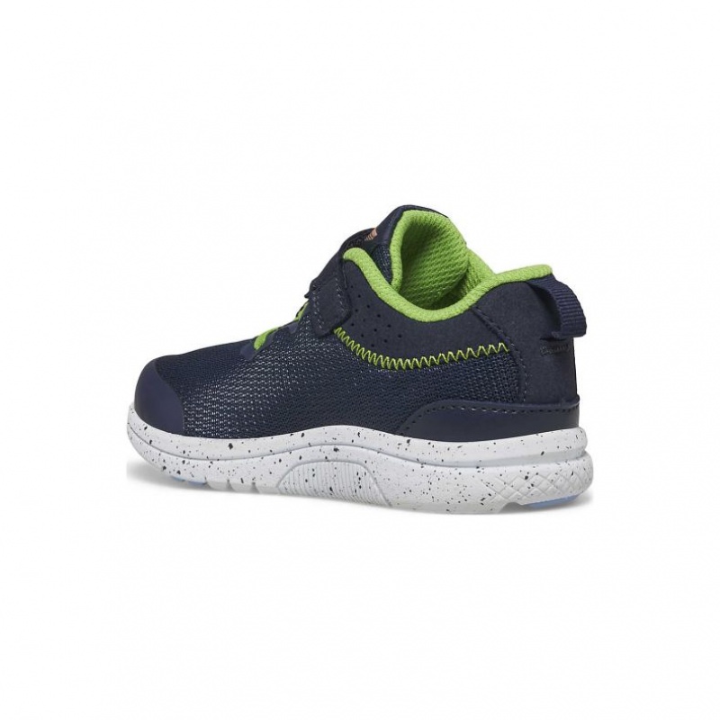 Navy Saucony Kinvara 14 A/C Jr. Little Kids' Sneakers | ISRAEL FBWKVA