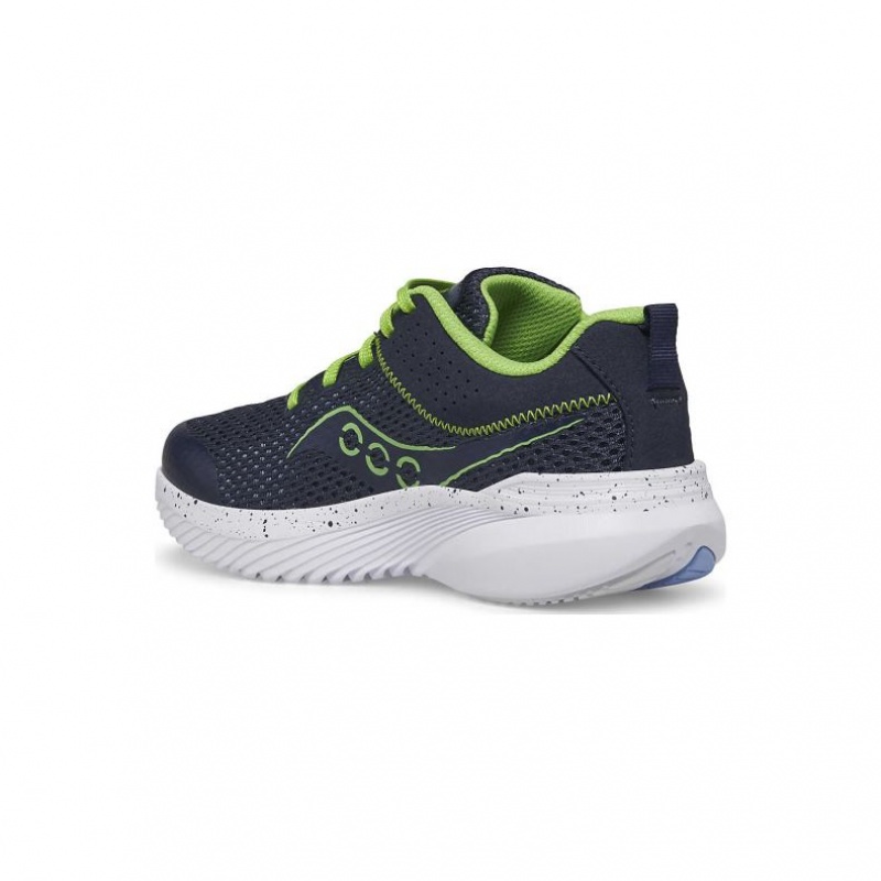 Navy Saucony Kinvara 14 Big Kids' Sneakers | ISRAEL ZBKLVX